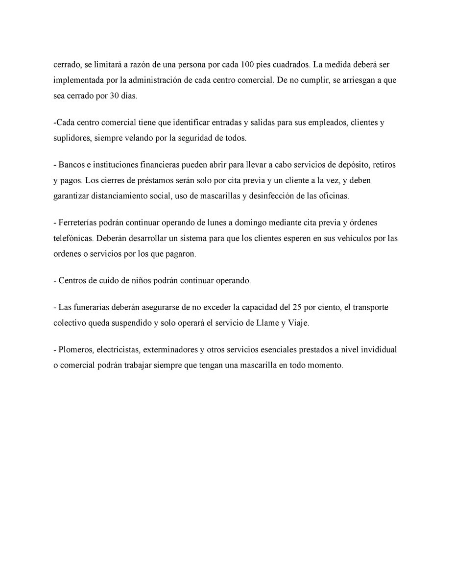 La Orden Ejecutiva por si se la perdieron
