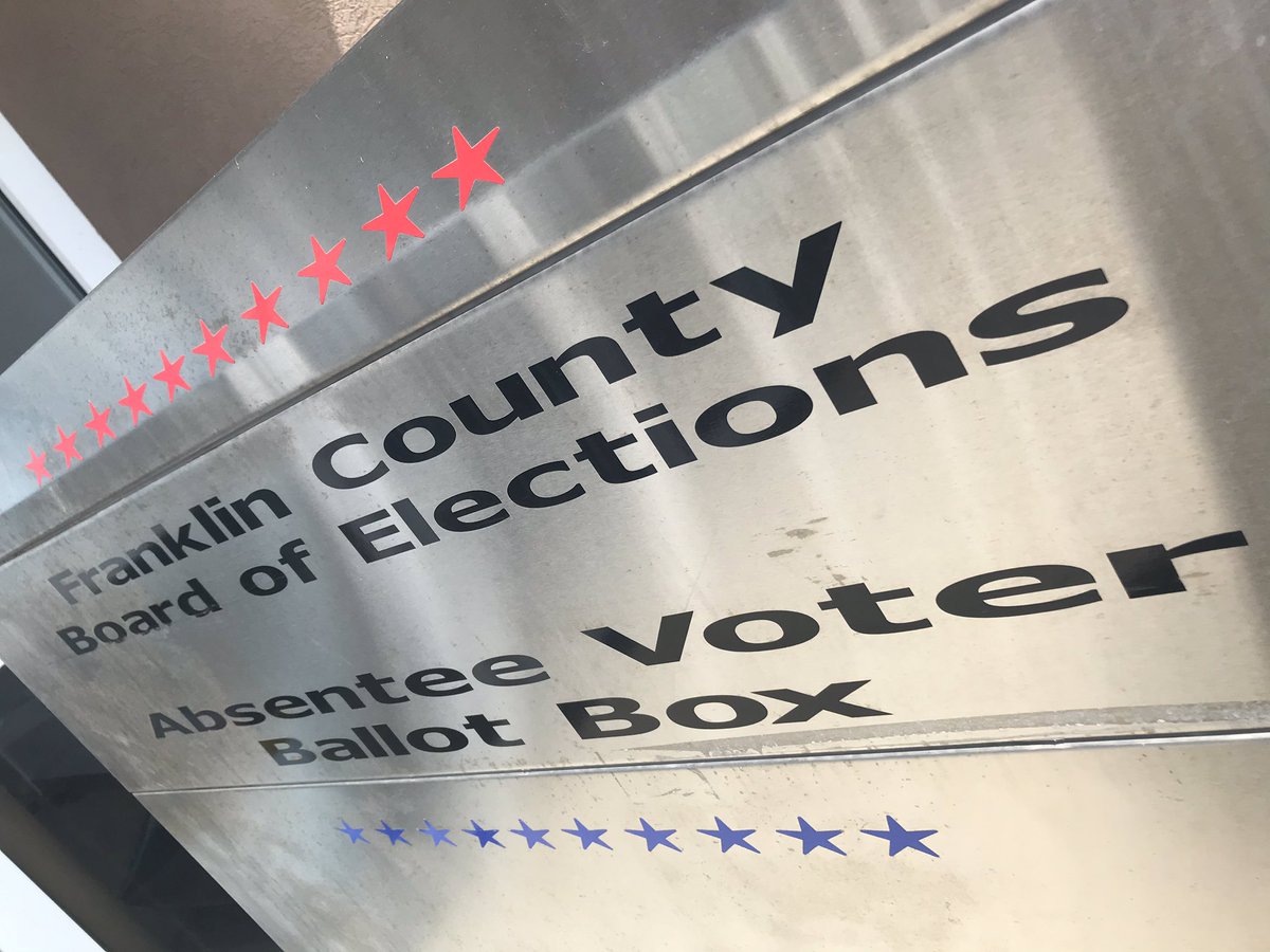 You can mail your ABSENTEE/MAIL-IN BALLOT back to the local board of elections. It must be postmarked by November 2nd.If you’d rather not, you can drop-off that ballot at a SECURE DROPBOX at the BOE. Each county will have only one location for this: the BOE office.