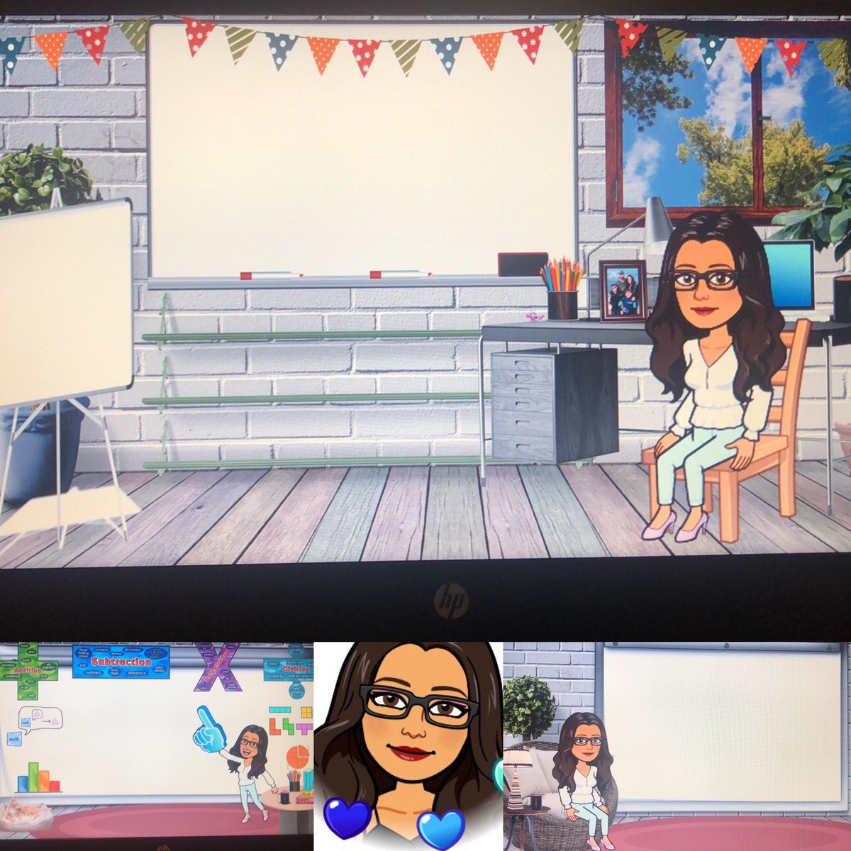 Getting my #bitmojiclassroom set up for my #seesaw assignments! #TravisRocks #HCISDSchoolAtHome