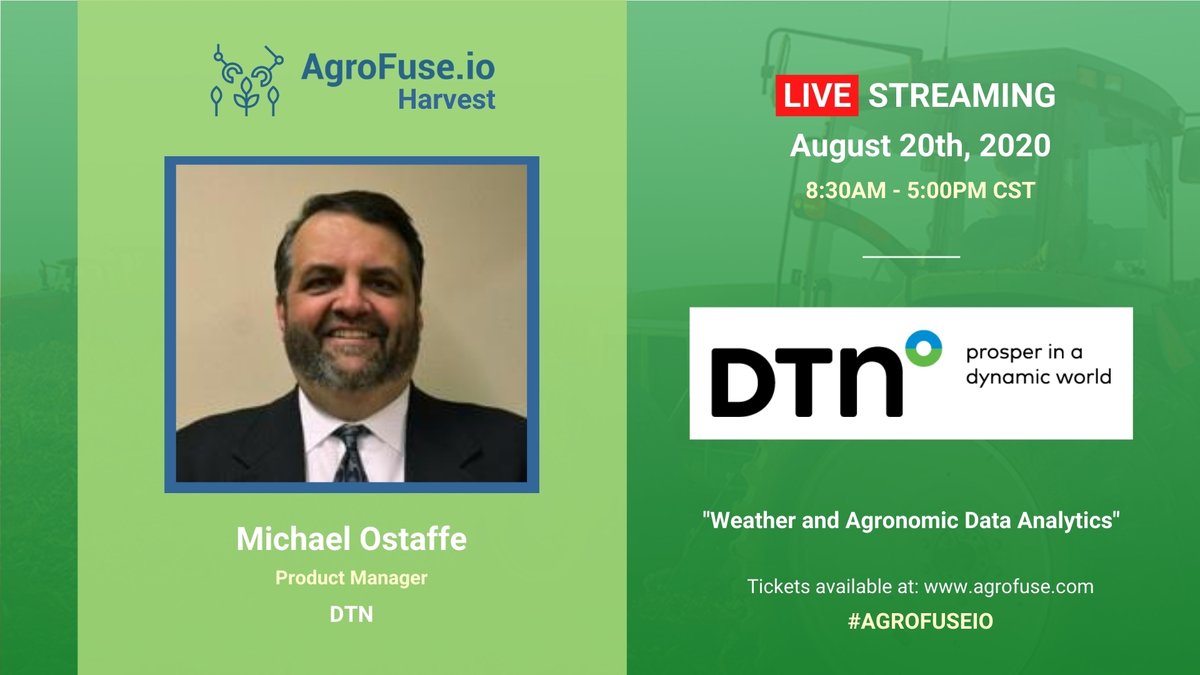 agfuseIO's tweet photo. WEATHER AND AGRONOMIC DATA ANALYTICS --> https://t.co/zupHr8kFiG
Grab your digital streaming pass now! —> https://t.co/4EZdokZc1y
#agrofuseio #agrofuseioharvest #agiot #virtualconference https://t.co/KK2PA9cShc
