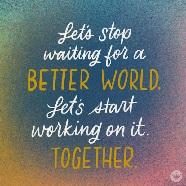 We all know someone who we don't see eye to eye with. How we choose to treat them says so much about us. Ask yourself, what's my effect on others? #BecauseOfYou

#repost <a href="/hallmark/">Hallmark</a>
