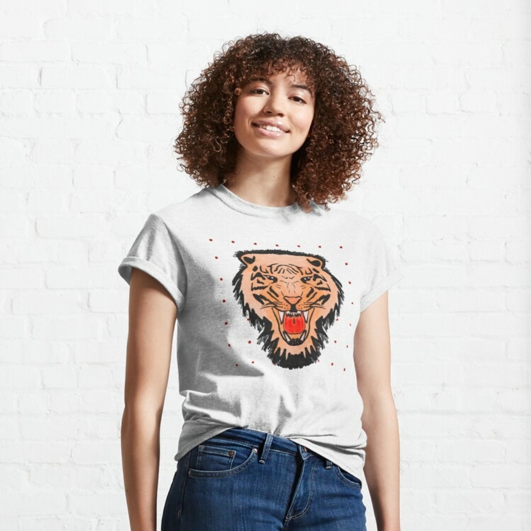 grapdega's tweet photo. My New design ✨💫

#redbubble #tshirt #tiger #teepublic #Etsy https://t.co/evl2thiS9X https://t.co/aUTlOclj6B