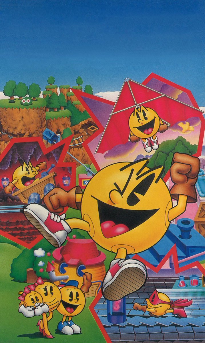 Cover comparison - 'Pac Man 2: The New Adventures' on the SNES