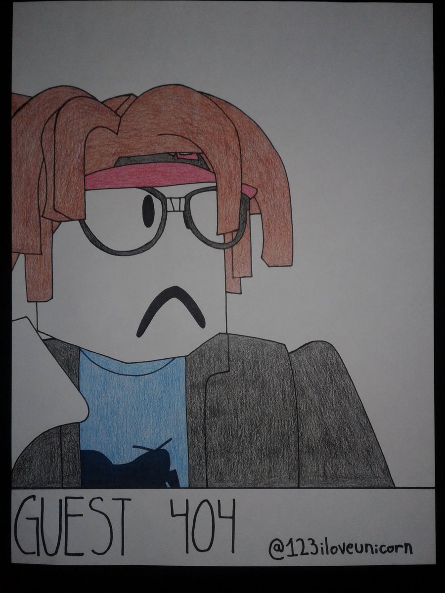 Guest 123 On Twitter Guest 404 Drawing Is Complete - how to draw roblox guest