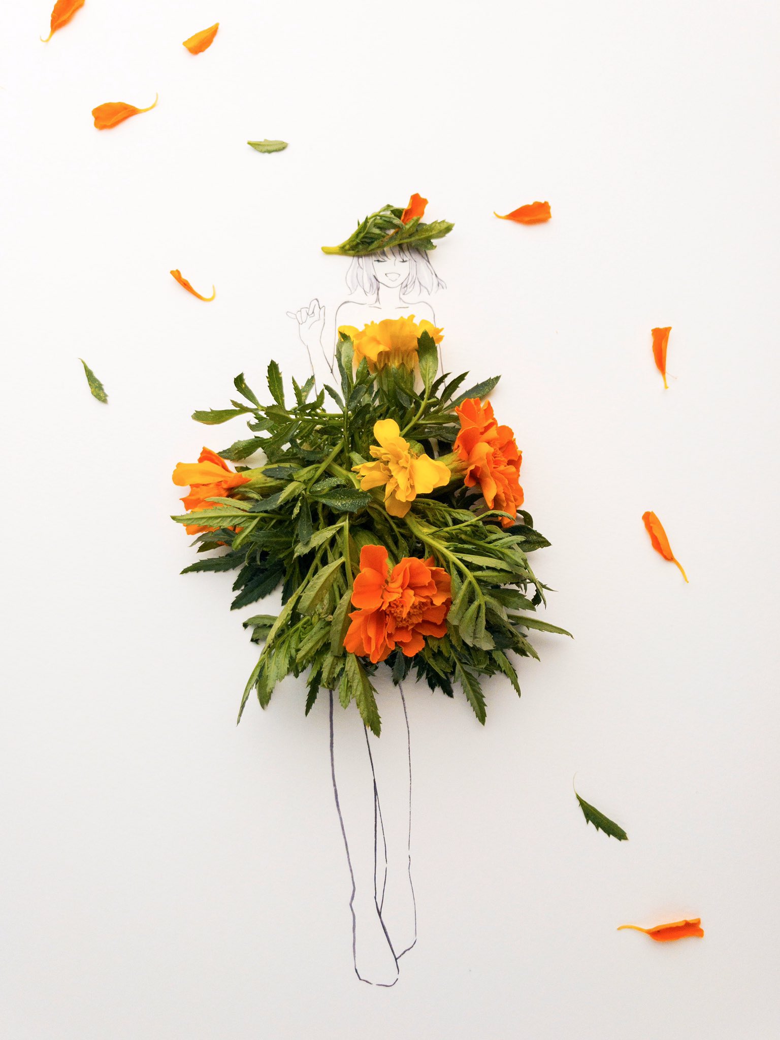 はな言葉 葉菜桜花子 新作ドレスできました きょう8月日は 蚊の日 交通信号設置記念日 Nhk創立記念日 定家忌 親父の日 発毛の日 誕生記念筆の日 赤ちゃん筆の日 誕生花はマリーゴールド 花言葉 信頼 生命の輝き T Co 3pe2uznh4r Twitter