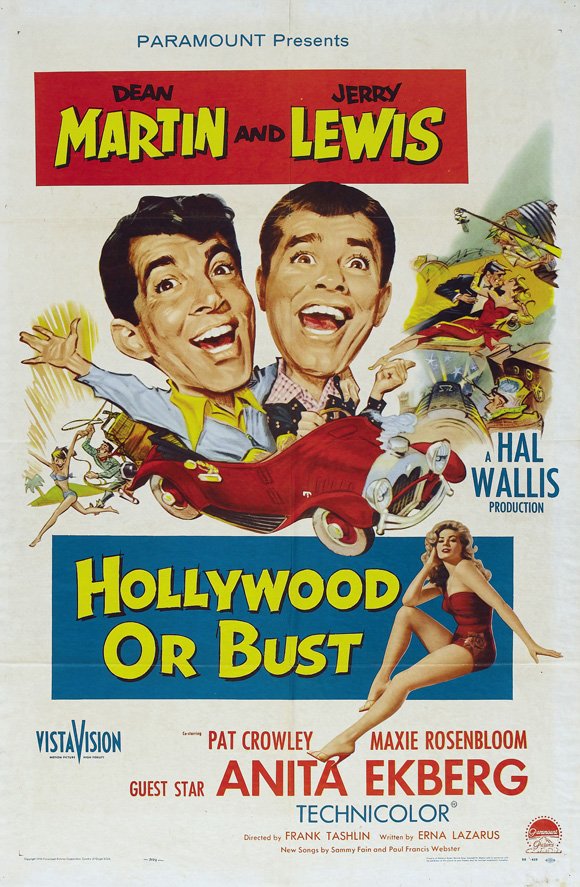 “Living It Up” (1954); “You're Never Too Young” (1955); “Artists and Models” (1955), y “Hollywood or Bust” (1956).También fueron invitados frecuentes a la televisión y parte de una serie de anfitriones rotativos de “The Colgate Comedy Hour”, de la NBC.