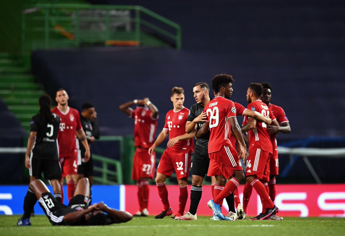 Merci à toutes et à tous pour votre soutien depuis le départ❤️💙 Déçu mais honoré d’avoir joué cette demi-finale de @championsleague🦁Hâte de vous retrouver⏳ #YAvaitCherMoy