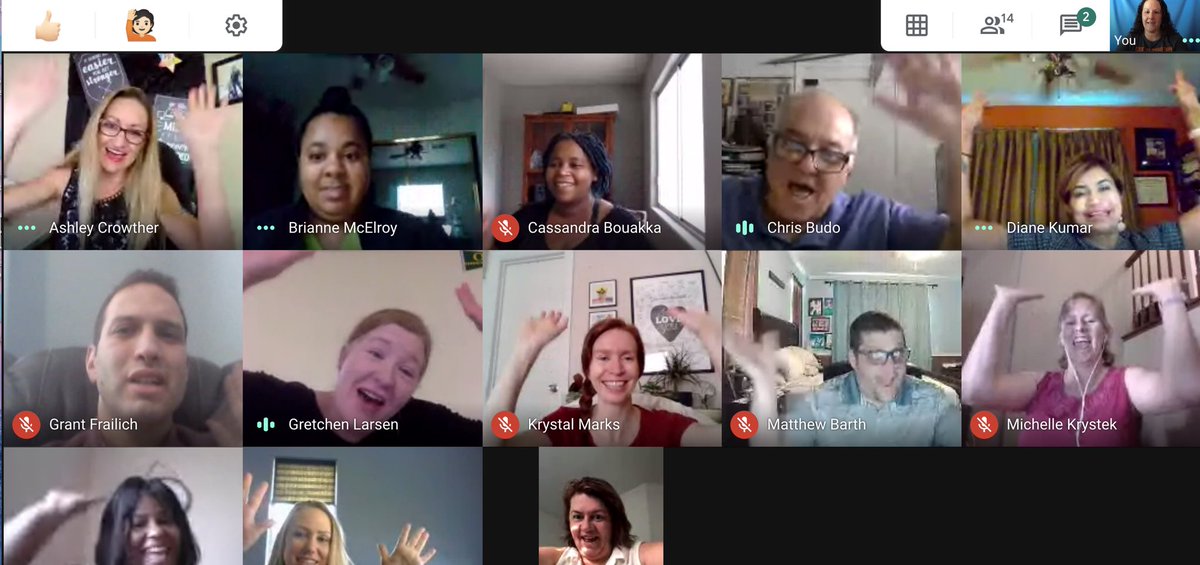 janeamenicucci's tweet photo. When your incredible colleagues give Shoutouts to each other for the morning meeting!! Everyone was in sync! It was epic. Honored to work with theses incredible people. #ExploreLearn #ExploreAcademyLVS https://t.co/ifP6gHXQa7