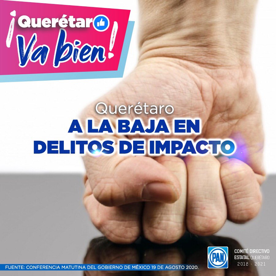 Querétaro #VaBien con el liderazgo del gobernador #FranciscoDomínguez. Estamos entre los estados más seguros del país y se mantiene la estrategia para proteger a las familias queretanas.