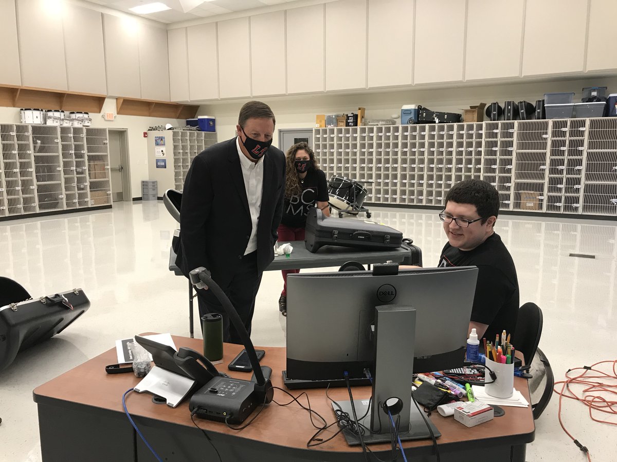 And I took a little drive over to <a href="/BcmsRaiders/">BCMS Raiders</a> campus this morning as well! So empty but lots of virtual energy happening!