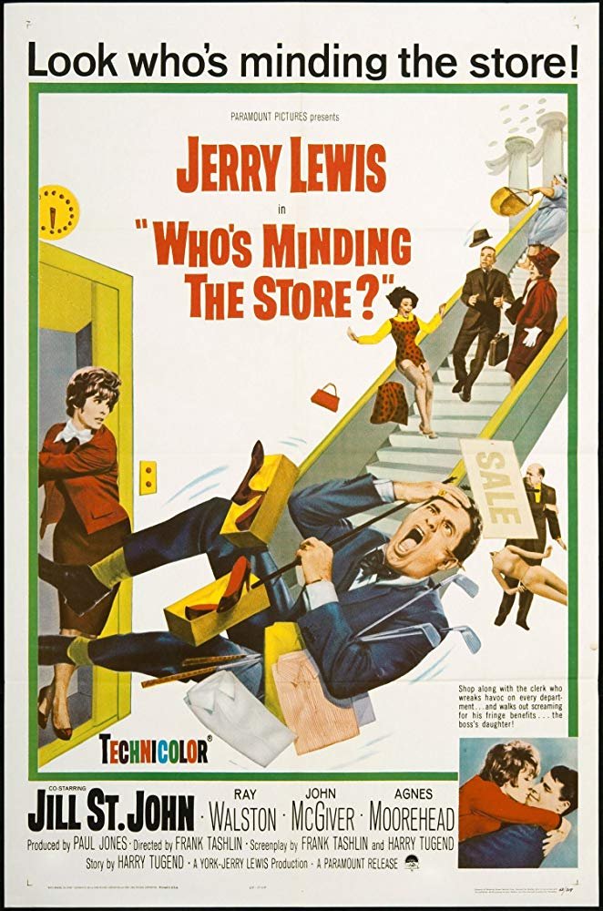 Continuó enlazando una serie de trabajos, entre los que destacan: “Who's Minding the Store?” (1963); “The Patsy” (1964, director también); “The Disorderly Orderly”; “The Family Jewels” (1965, con 7 personajes diferentes), tras la cual abandonó la Paramount por la Columbia.