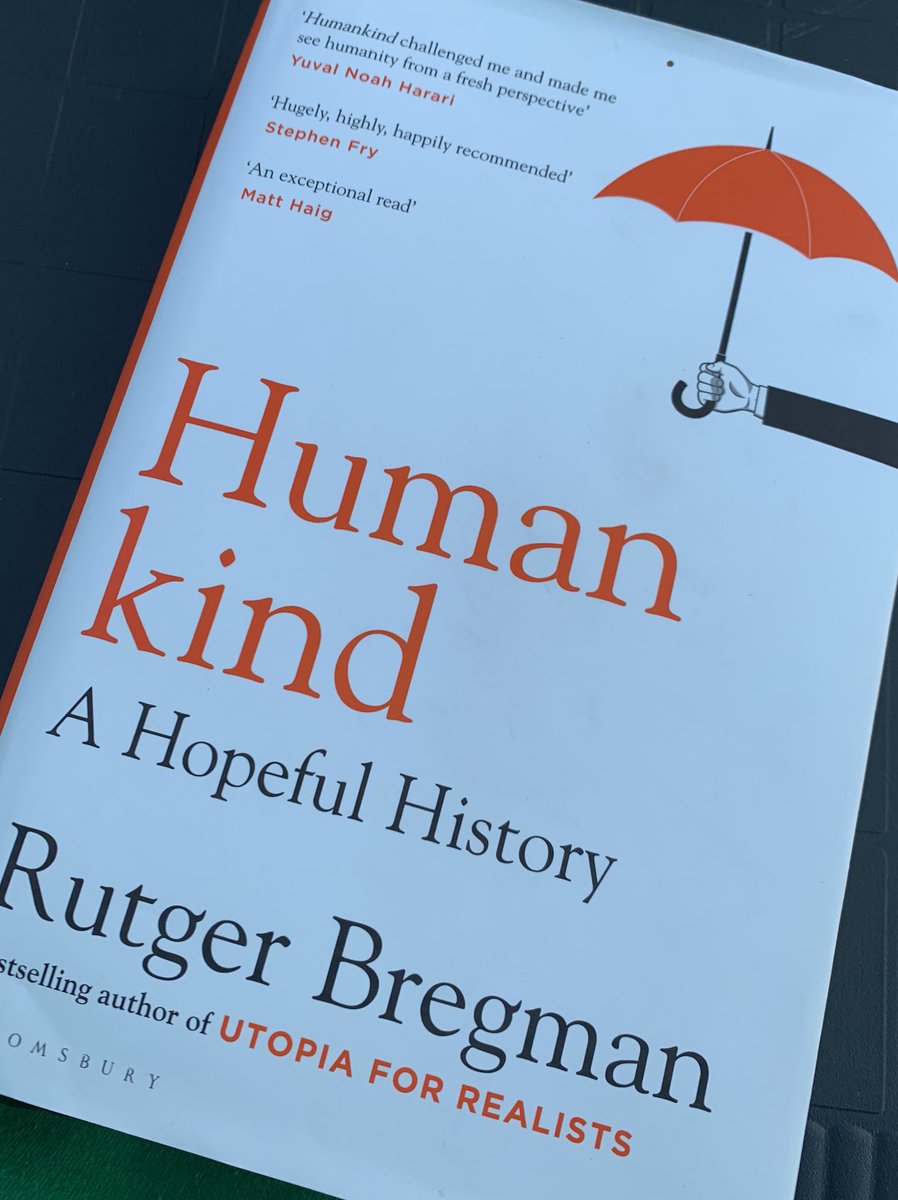 This is just an incredible book. Everybody should read it. It’s superb. You’re welcome.  #HumanKind