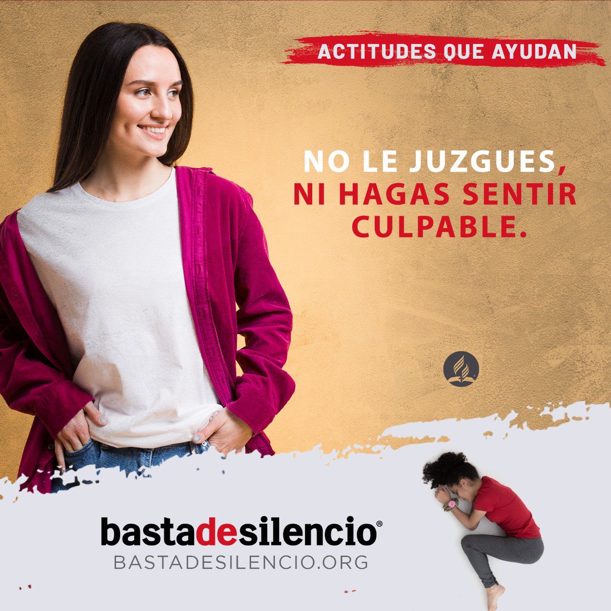 #AccionesQueAyudan No seamos jueces, eso definitivamente causa un daño en la persona. #BastaDeSilencio