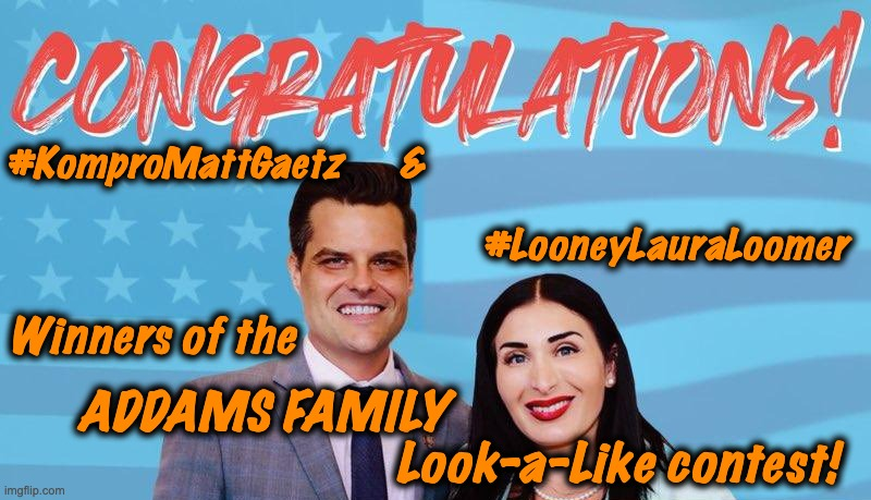 PIO2U's tweet photo. @officialHJesus #CreepyGOP #CorruptGOP #LooneyLauraLoomer #WhiteSupremistTrollop #KomproMattGaetz #DemonGOP https://t.co/NvdOkZjfzf
