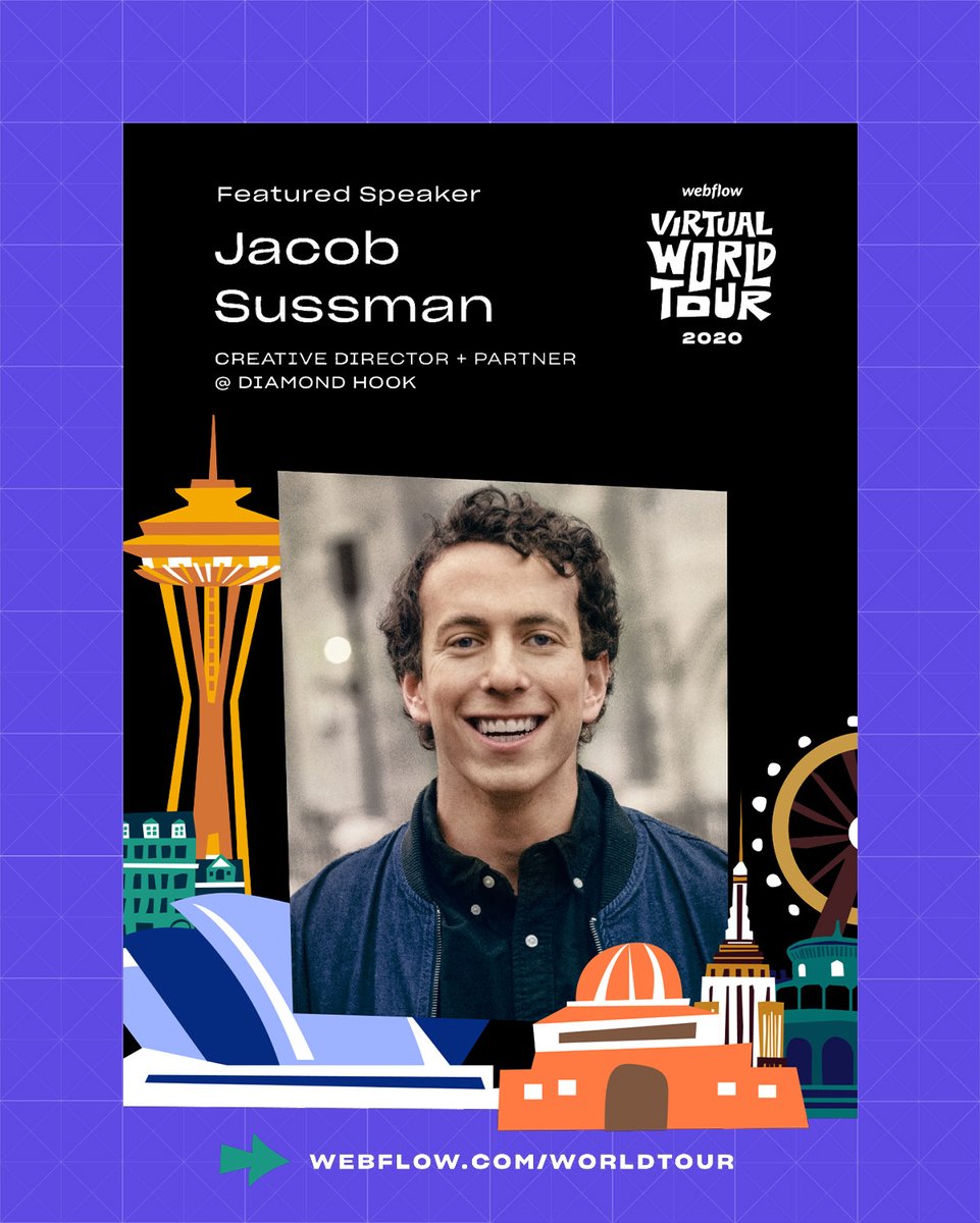 diamondhook's tweet photo. proud of @jcb_ssm &amp; @alexleevee doing big things at the @webflow world tour tomorrow 🥰 https://t.co/1YwfbpHWf1