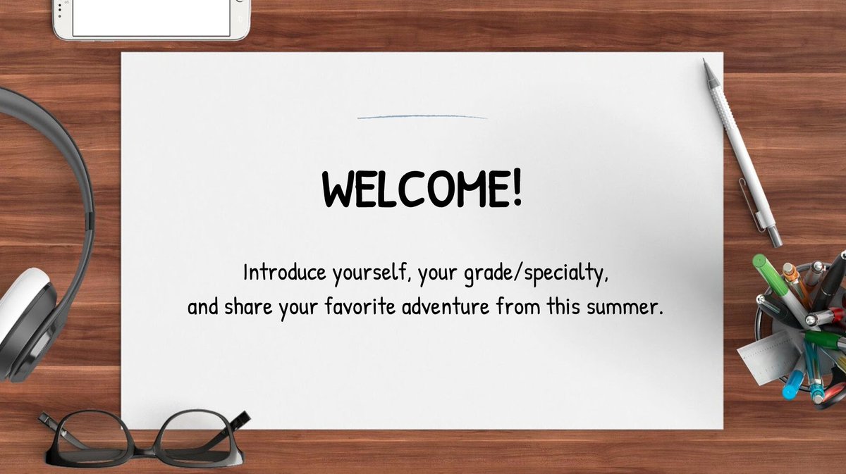 jengates395's tweet photo. Welcome! Introduce yourself, your grade/specialty, 
and share your favorite adventure from this summer.  #GLNDchat https://t.co/JouyVJml5n