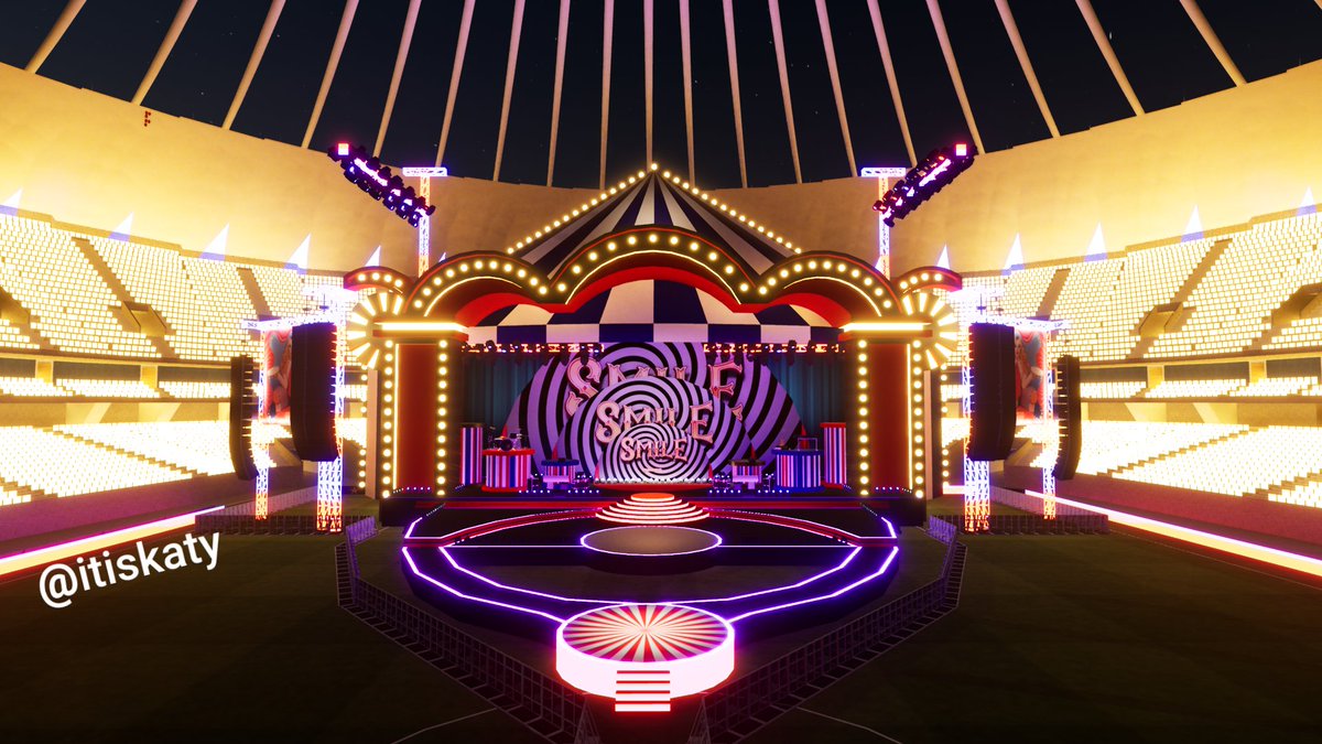 itiskaty's tweet photo. You already have outfits, now you also have a stage @katyperry @CapitolRecords @umusicbrasil #SmileWorldTour #StageConcept 2/4 https://t.co/RKcxBON3RU