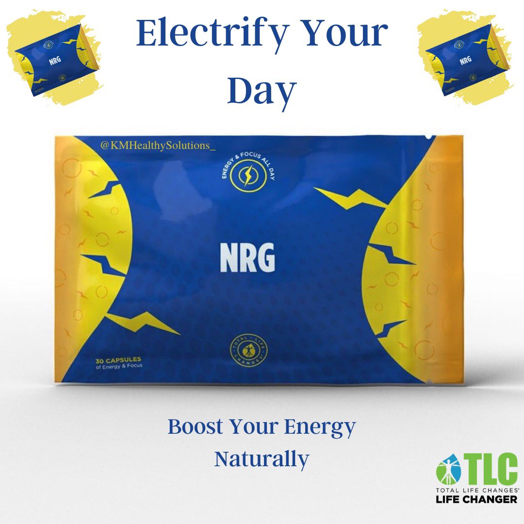 KM_HLTSolutions's tweet photo. Do you want to have amazing energy while burning fat and decreasing your appetite? Then add NRG energy pills to your daily health routine 🔥🤩 🏋🏾⛹🏾‍♂️🚴🏾‍♂️🔥💙💪🏾💙

#gethealthier #menhealthy #fightforyourhealth #tlcproductswork #summerfitness #exercisedaily #fitnessgoals #healthychoice https://t.co/9ZVXh2iW2M