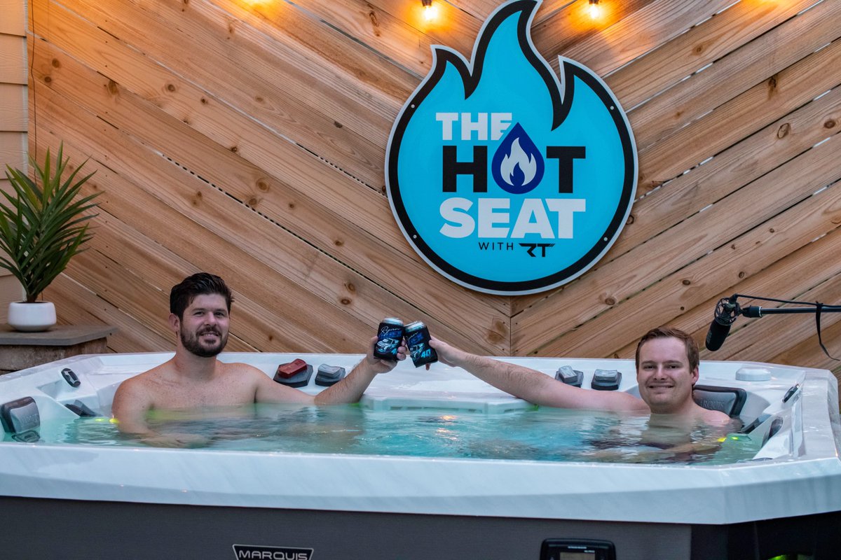 Ryan_Truex's tweet photo. Just a couple of guys beinโ dudes in a @MarquisSpas hot tub. Coming soon. #hotseatpodcast https://t.co/3Agi0Drh8S