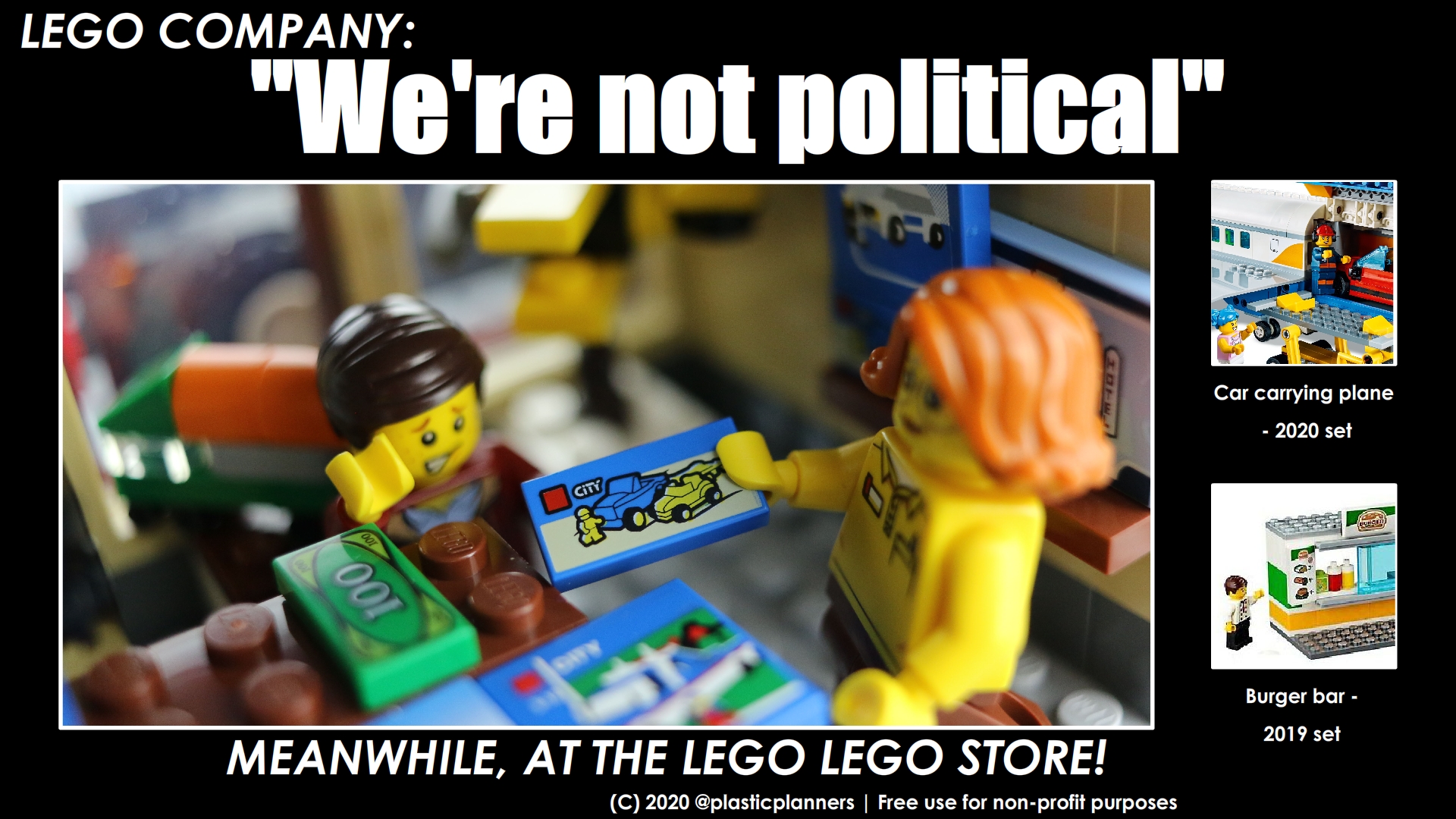 non plastic lego