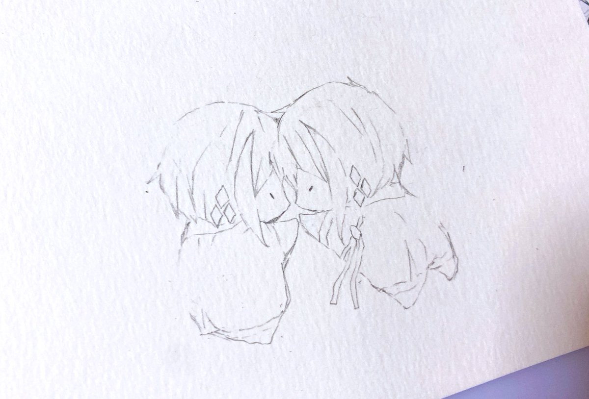 下描き 