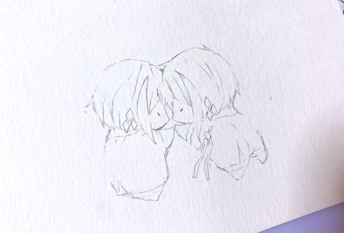 下描き 