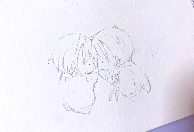 下描き 