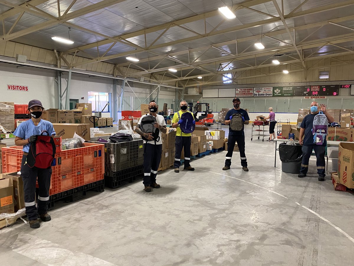 drewdilkens's tweet photo. Truly inspiring to see our community coming together to donate backpacks and school supplies as part of @UnitedWayWEβs #BackpacksForSuccess program. Thank you to donors, volunteers and @CUPE82 for helping stuff and distribute the backpacks. You are why #YQGStandsStrong! https://t.co/ays91aXEpK
