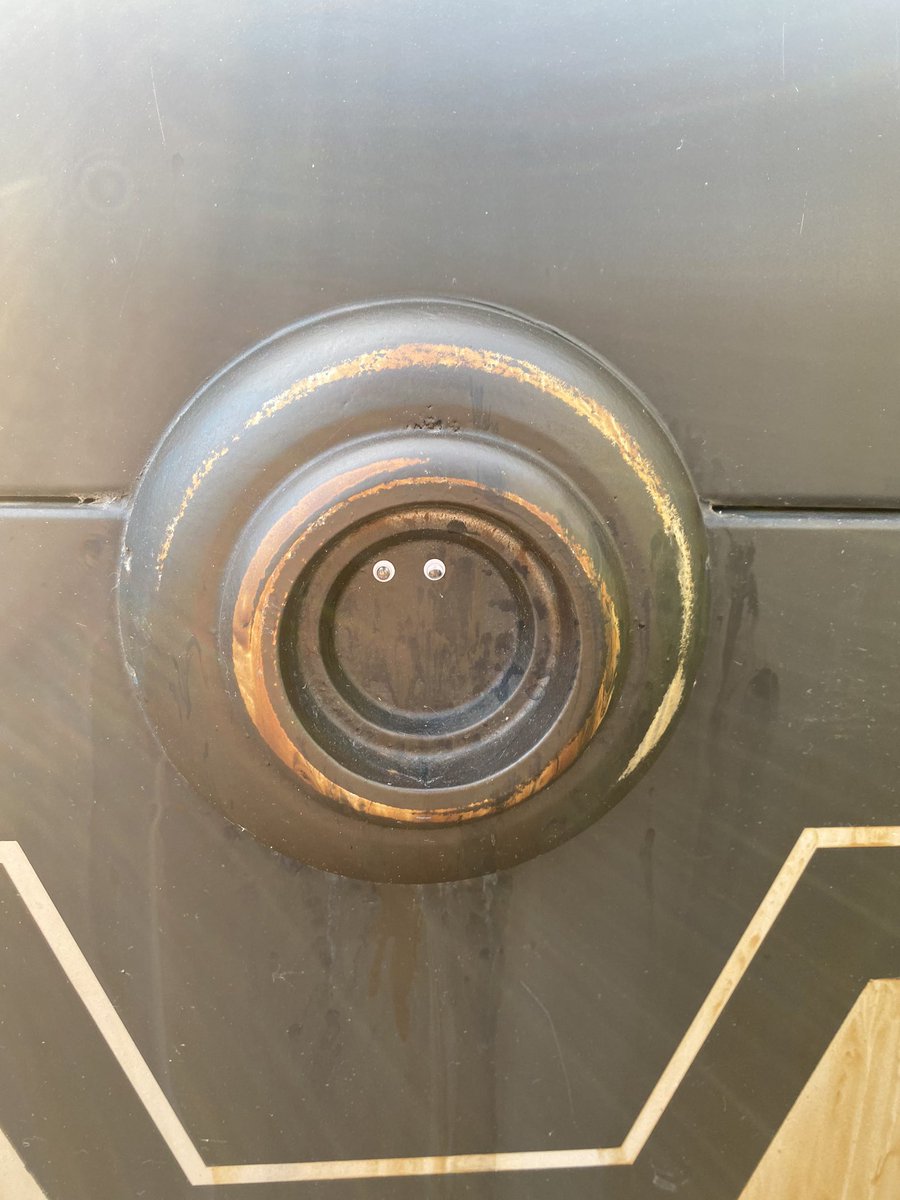 WDWNT's tweet photo. Someone put googly eyes on the Galaxy’s Edge garbage cans https://t.co/Mcdr6sIy6d