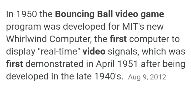 During the special program, the last question was pertaining to the reason behind Bouncing Ball's name. And so, it was finally uncovered that "Bouncing Ball" is a reference to the first ever computer video game. 