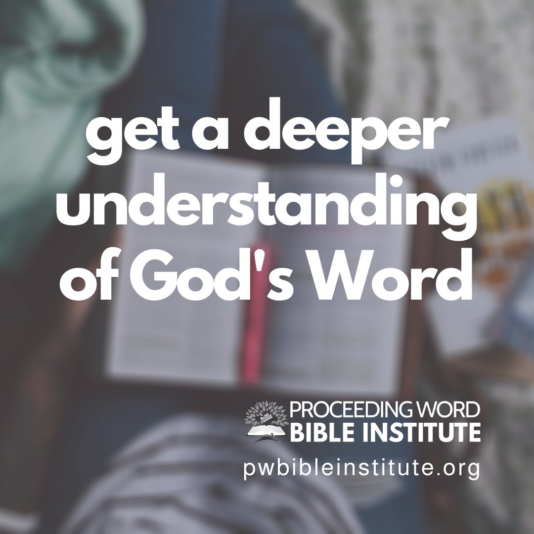 God wants to take you to a place in Him you have never been before! REGISTER & ENROLL for FALL 2020 SEMESTER TODAY!
bit.ly/pwbiregisternow
...
#pwbibleinstitute #schoolofministry #kingdomprinciples #propheticministry #ministrydevelopment #ministryskills #bibleschool #Bibleclass