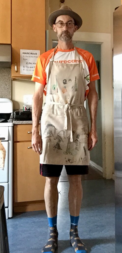 PandemicFashion's tweet photo. #quarantinehat #purecane jersey #pancakes apron https://t.co/IlCjBlprjn