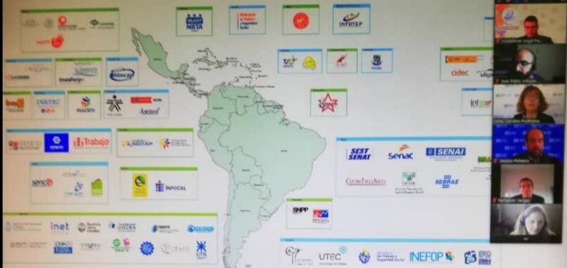 Hoy <a href="/incesvzla/">@IncesVzla</a> en videoconferencia con los paises de America Latina, Cabo Verde, Portugal y España, dando la bienvenida a Anne Carolina Posthuma como nueva directora general de <a href="/OITCinterfor/">OIT/Cinterfor</a> instancia de articulación de la formación técnica en America Latina.
¡Bienvenida!