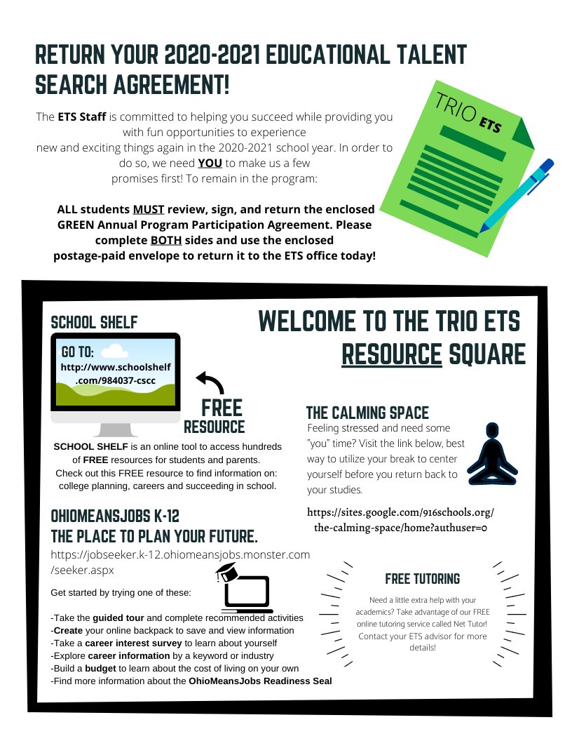 csccets's tweet image. Don&apos;t miss out! Check out the ETS Summer News Letter for changes and updates!