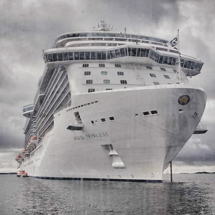 nauticallyspeak's tweet photo. Taken from on board the tender (hence marks on the window) here is @PrincessCruises #RoyalPrincess at anchor in Nynashamn, Sweden during our cruise to the Baltic in June 2015.
#PrincessCruises #CarnivalCorporation #RoyalPrincess #Nynashamn #Sweden #June2015 #Cruisemarsh https://t.co/2jRKY7ZV4R