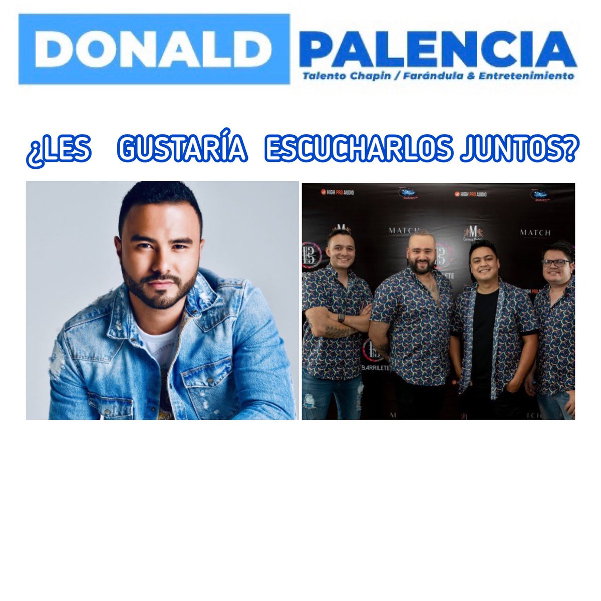 Qué tal esa combinación musical <a href="/HANCEROFICIAL/">HANCER</a> y <a href="/BarrileteGuate/">Barrilete Guatemala</a> ¿les gustaría escucharlos juntos? A mi la verdad si 👏🏼🇬🇹🎶