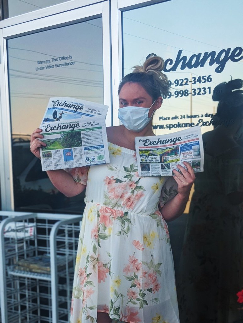 ExchangeSpokane's tweet photo. SURPRISE! The newest edition to the Exchange family serves our readers in #Wenatchee &amp; #MosesLake areas! Look for the first issue out today! #freepaper #communitypaper #exchangepapers #washington #centralwashington #columbiabasin https://t.co/BdgLDAY4io