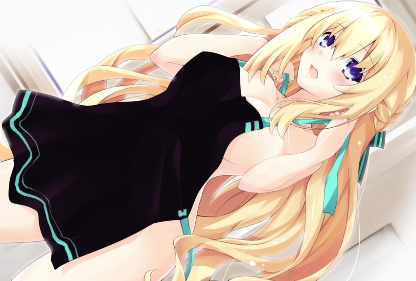 "Ah, hello. I was just getting ready to make dinner... Would you like anything~?"