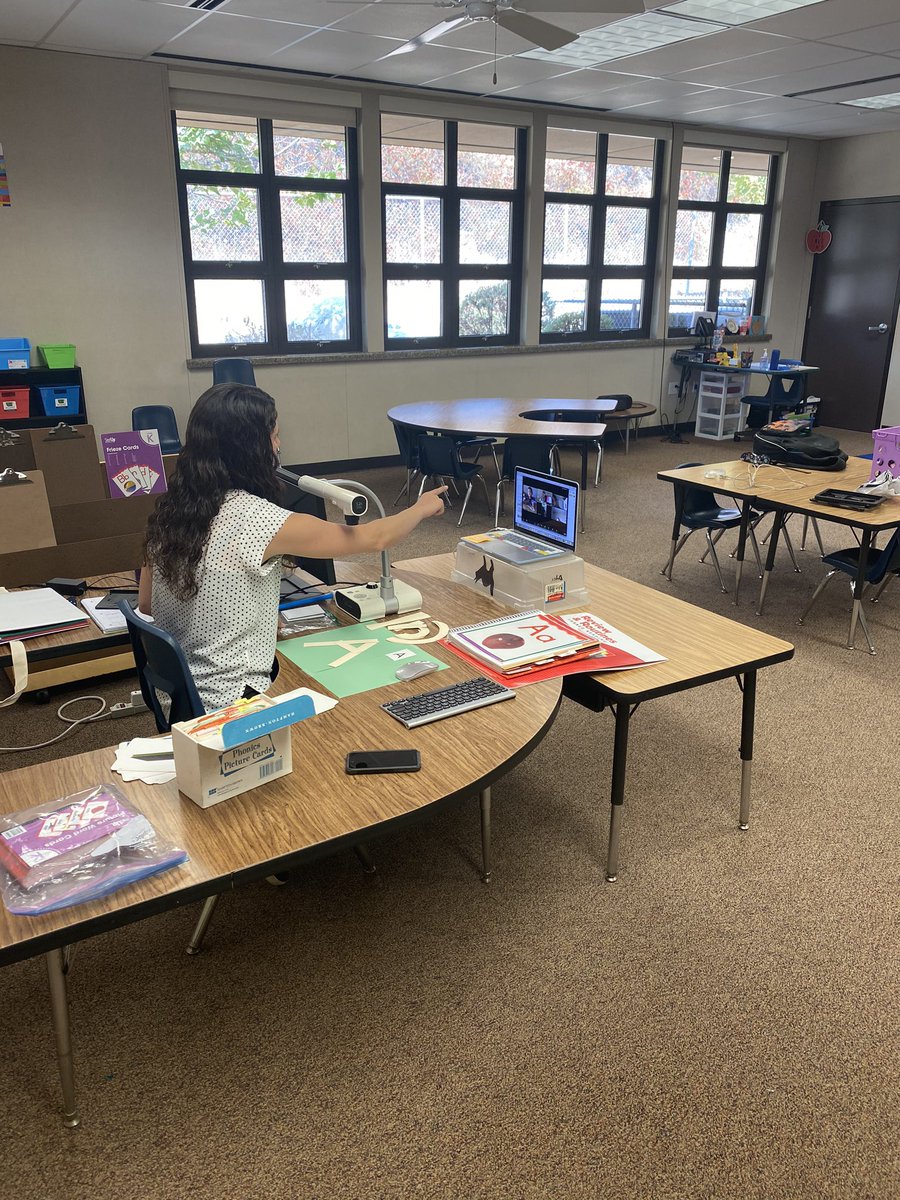 Got to see so many smiling faces on Zoom with some of our teachers teaching on campus! Students connecting with their classmates and working hard on reading, writing, math, and so much more! #osideonline #virtuallearning