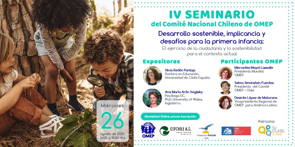Participa en nuestro seminario gratuito este 26 de agosto, desde las 16.00 hrs.
Inscripciones en: forms.gle/86UW3eyQvxwqtz…
Al finalizar tu inscripción, te llegará link de reunión zoom para acceder ese día.
Cupos limitados