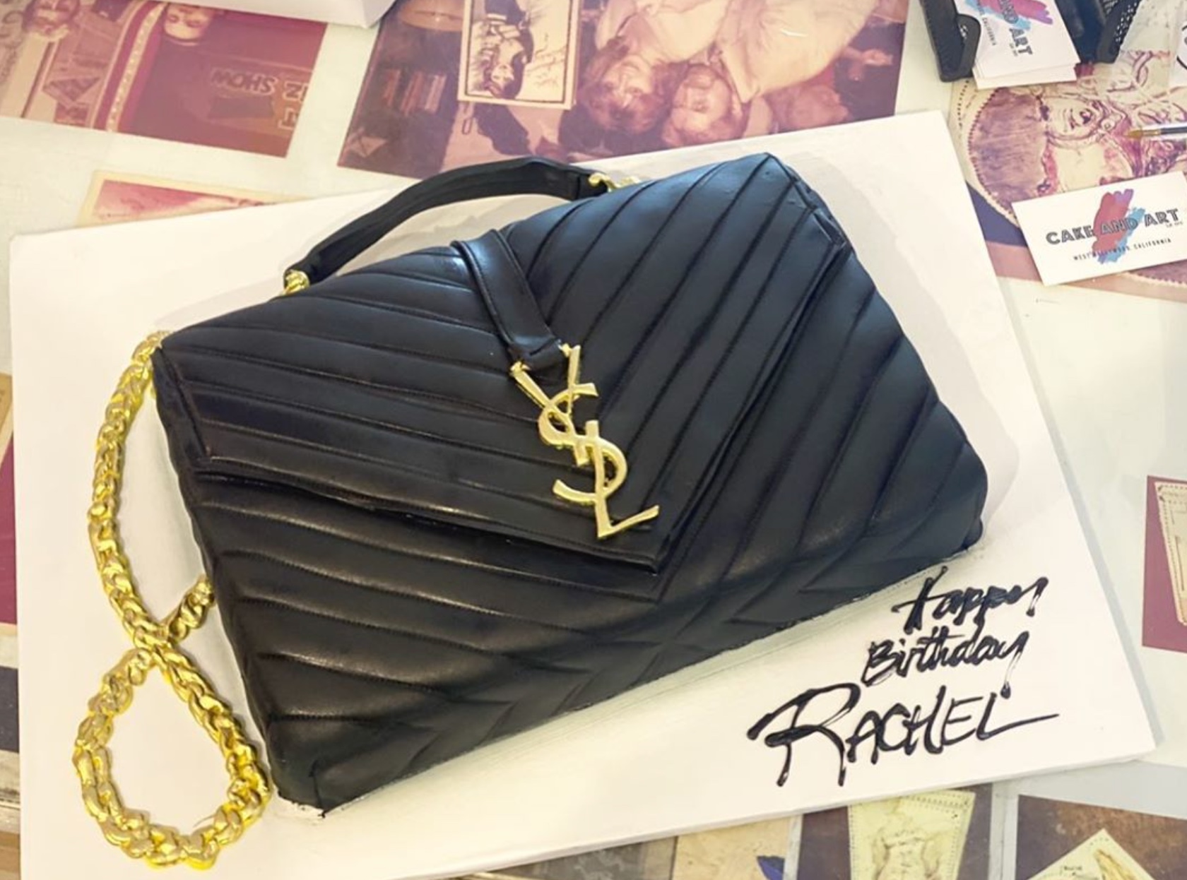 Luxury Handbag 3D Fondant Cake - 8” – Jean & Nic Artisan Cakes