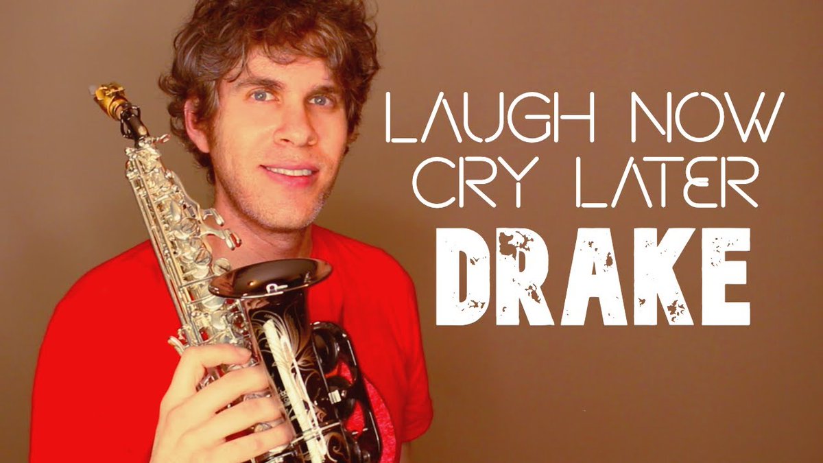 BriansThing's tweet photo. Checkout my new #saxophone cover freestyle! @Drake @lildurk https://t.co/SBfxnBVHnS #LaughNowCryLater https://t.co/jJq2R9kbFP