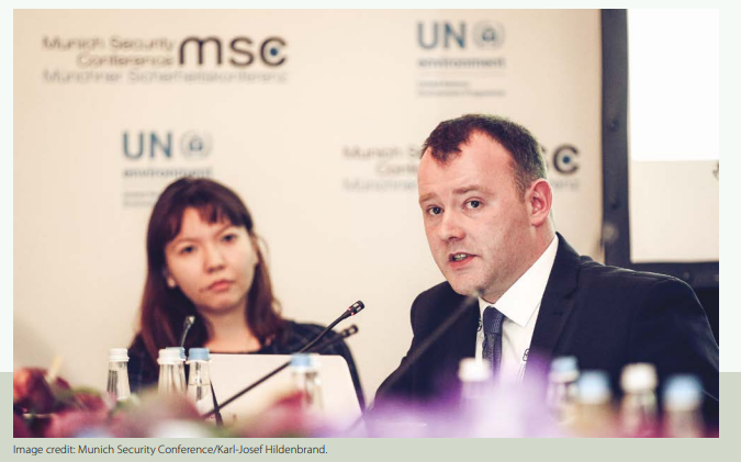 On a shoestring, ORG championed the idea of Climate Security in the UK through the 2010s with Paul,  @DrBeeZee and  @OliverScanlan. The latter got it discussed at  @MunSecConf in 2018, maybe for the first time.