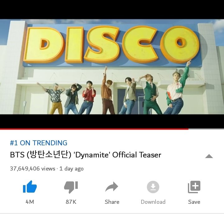 jungkookegypt1_'s tweet photo. 🐰يوتيوب||20.08.20||
الفيديو التشويقي لبانقتان من أغنية "Dynamite" حقق حتي الان ال37,649,406M مشاهدة ، ولازال يحتل المركز الأول في تريند اليوتيوب💜
🖇️https://t.co/x8cZoQoa3n
#HTVHottest BTS @BTS_twt
#JUNGKOOK #정국 https://t.co/IjXt5jNu9l
