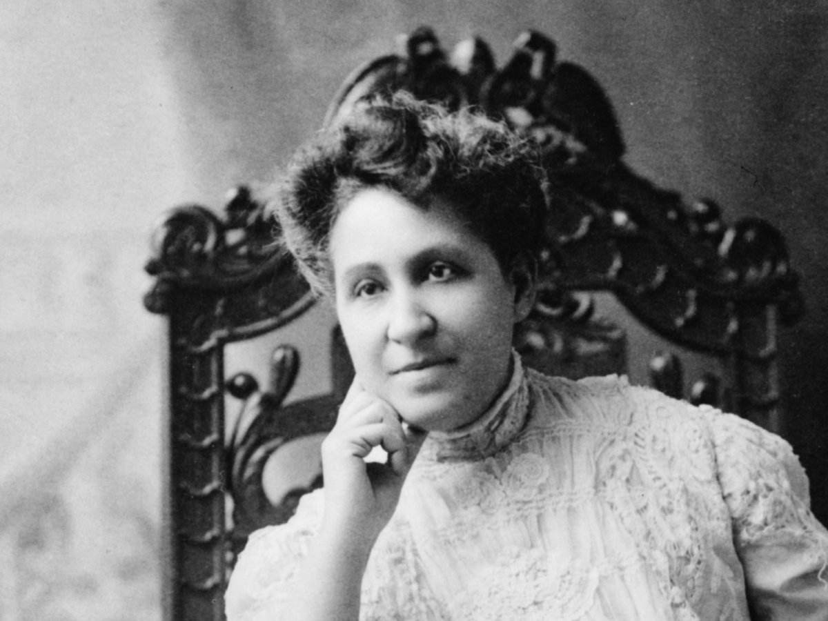 Mary Church Terrell 1863-1954, activist. suffragist who tirelessly fought for Black women's right to vote, which did not occur for most until the Voting Rights Act of 1965 banned racial discrimination measures like literacy tests. #marychurchterrell #votingrightsact #BLM