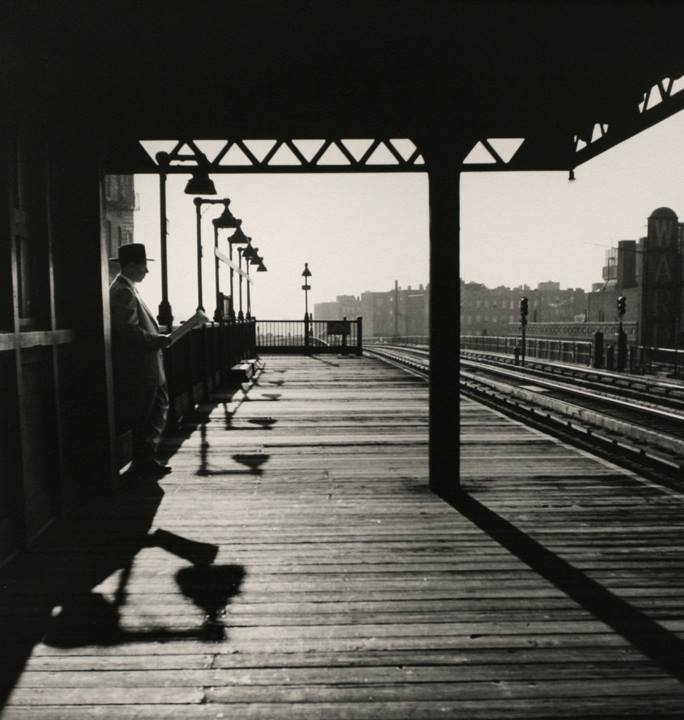 Larry Silver, Bronx Subway Station New York, 1950