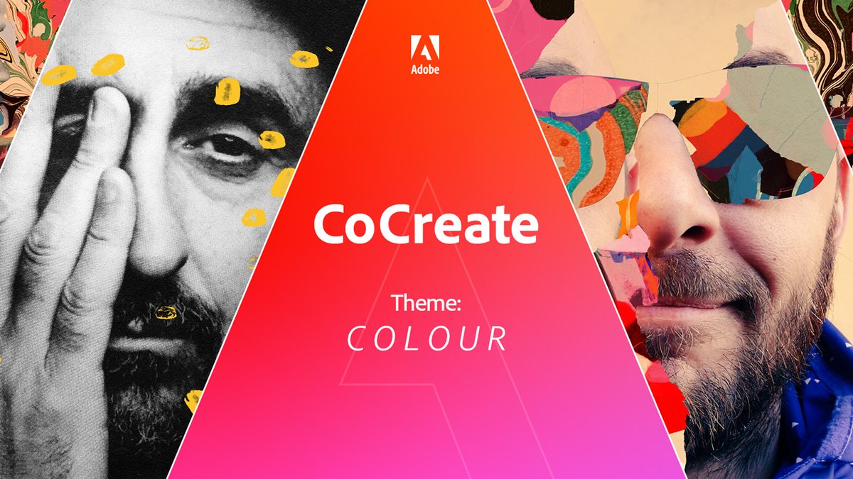 Join us this Friday (8/21) at 3pm PST for an inspiring #AdobeCoCreate happy hour featuring live music and creativity from @RFFMRCY &amp; DJ Clap! Clap! adobe.ly/cocreate-colour