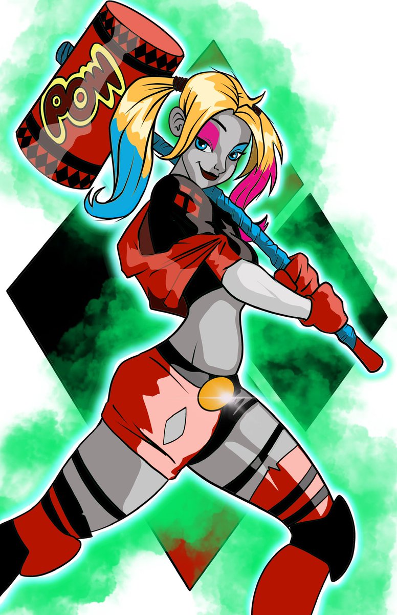 rtisticmayhem's tweet image. Hi Puddin! My Harley Quinn transformation #HarleyQuinn #JokerWar #character #sketch #doodle #digitalart #Digital #ArtistOnTwitter #DCFanDome #dccomics #comicbooks #Procreate #gamingcommunity #anime #animation #cartoon #tattooart #fanart