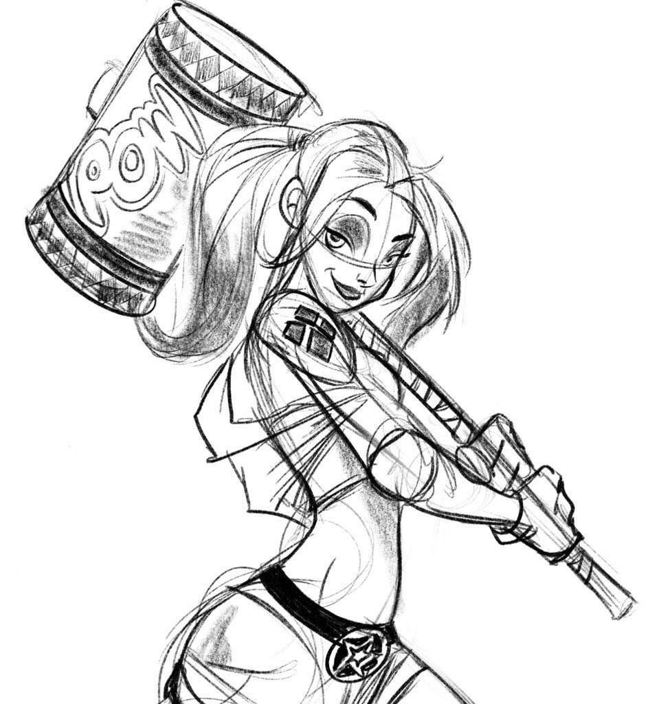 rtisticmayhem's tweet image. Hi Puddin! My Harley Quinn transformation #HarleyQuinn #JokerWar #character #sketch #doodle #digitalart #Digital #ArtistOnTwitter #DCFanDome #dccomics #comicbooks #Procreate #gamingcommunity #anime #animation #cartoon #tattooart #fanart