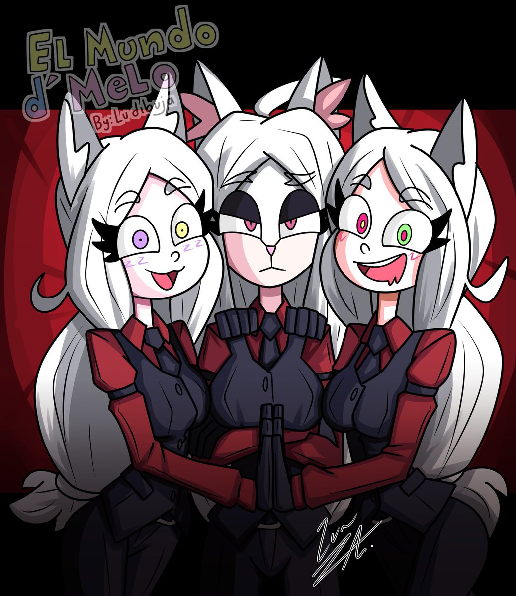 DibujaLu's tweet photo. Tres personajes más basados en helltaker #art #artis #dibujo #digitaldrawing #drawing #digitalpainting #draw #digitalart #illustration #myart #cute #cartoon #helltaker #fanart #girl #demon https://t.co/Dq3HOwpIV6